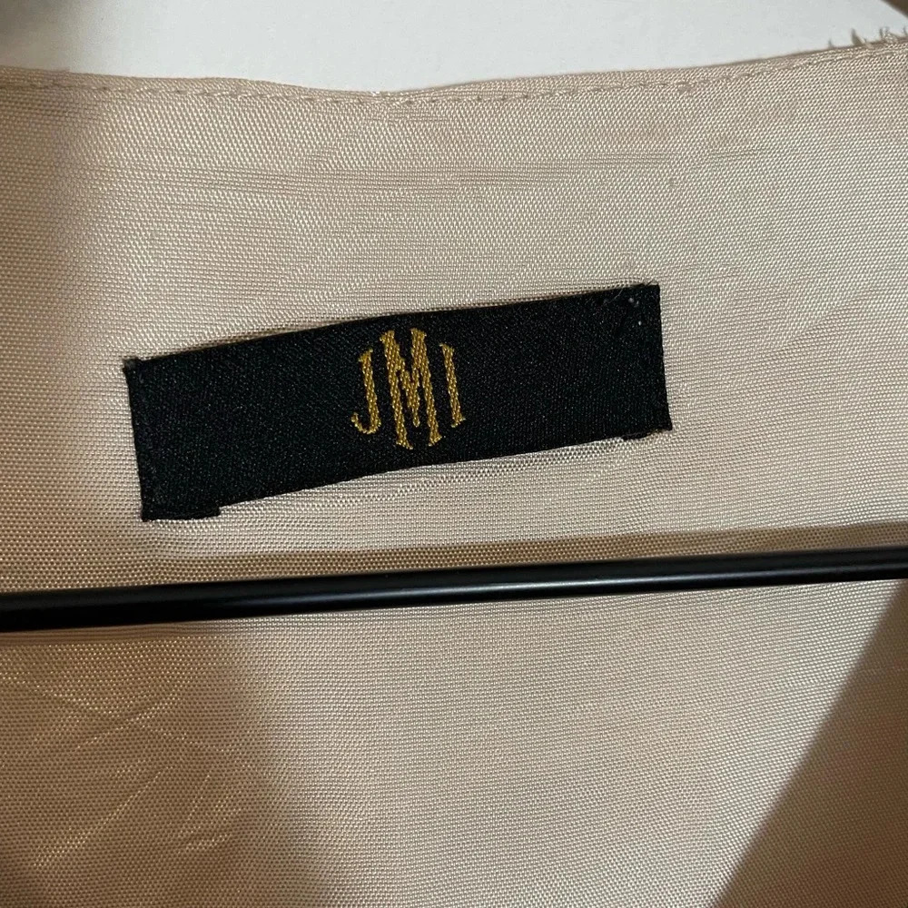 Vintage JMI Silk 5 Button Hawaiian Vest, Size XL Made in USA Faux Pockets - Picture 2 of 8